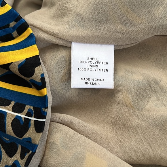 House of Harlow 1960 x REVOLVE Priscilla Dress in Yellow Leopard Stripe - Picture 9 of 9